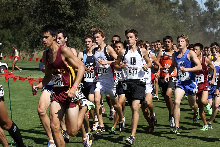 2010 SInv D1-009.JPG - 2010 Stanford Cross Country Invitational, September 25, Stanford Golf Course, Stanford, California.